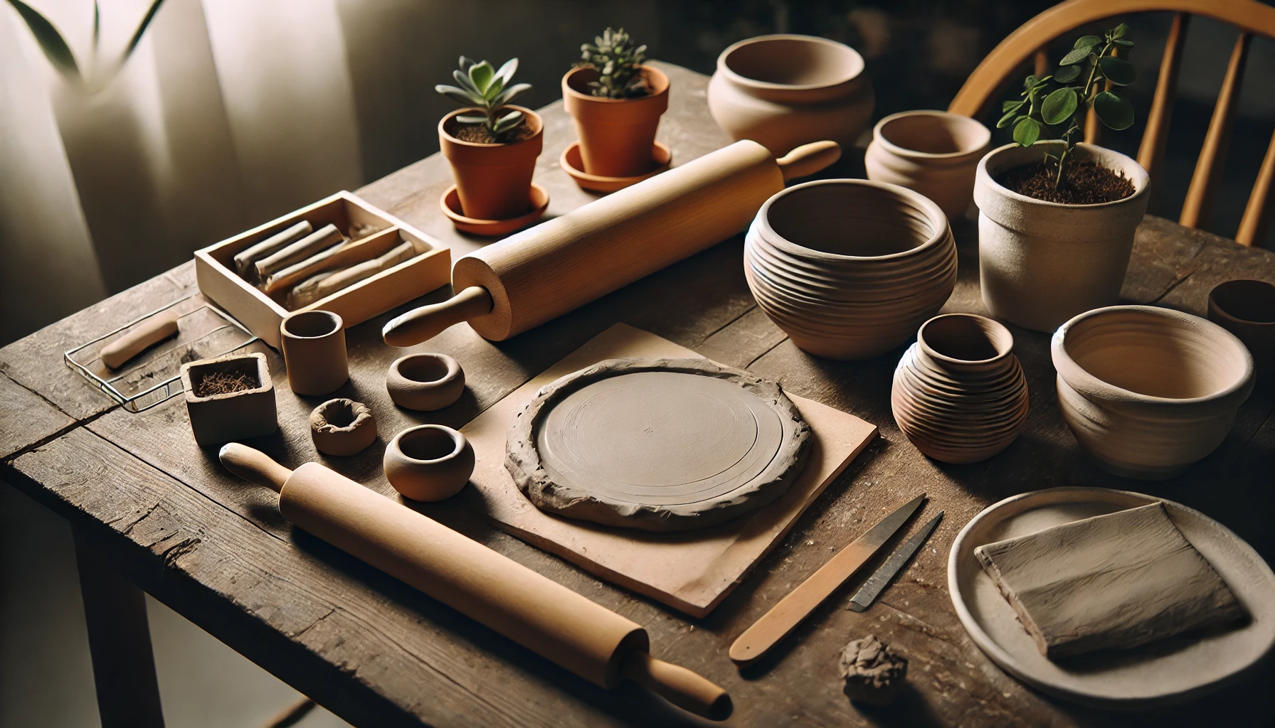 creative illustration of an eco-friendly craft project
