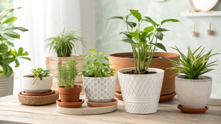 variety of plant pots in different sizes