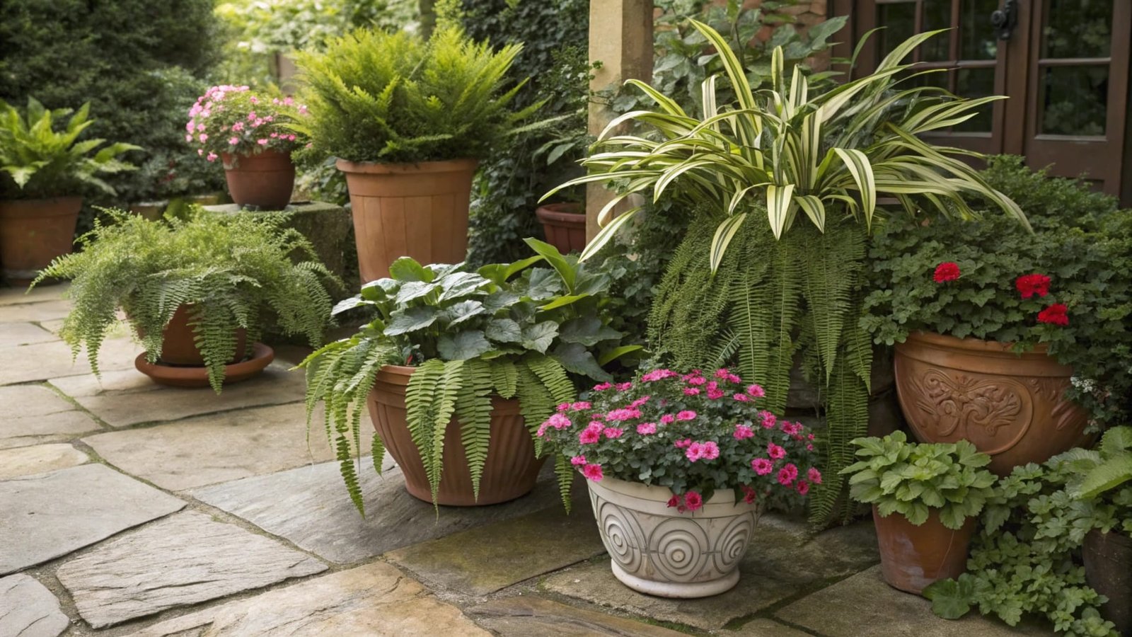 Flowerpot display without text or words