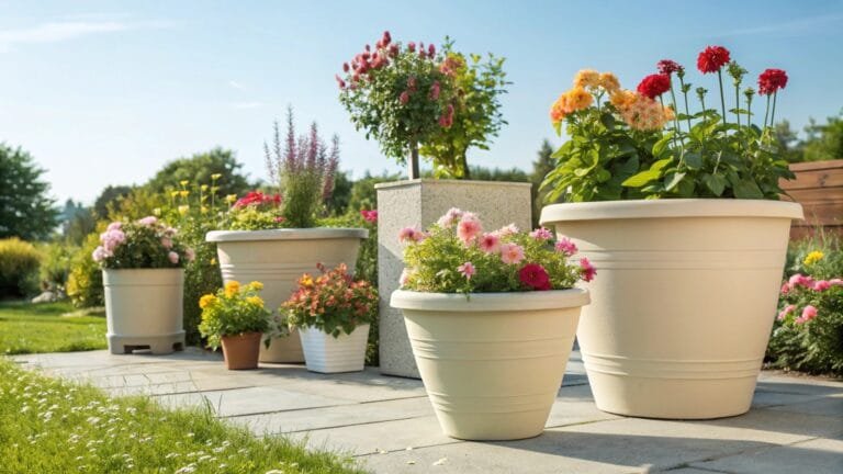 Minimalist flowerpot display